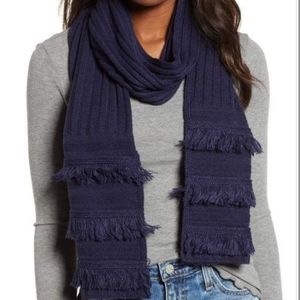 NEW Michael Kors Rib Knit Fringe Muffler/Scarf